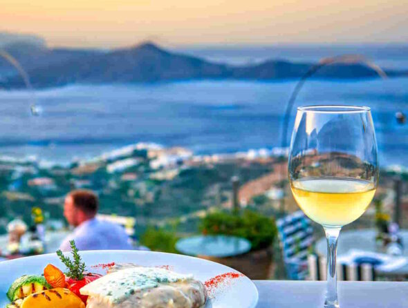 Adrakos Apartments - Terrassa Restaurant 3, Elounda Crete